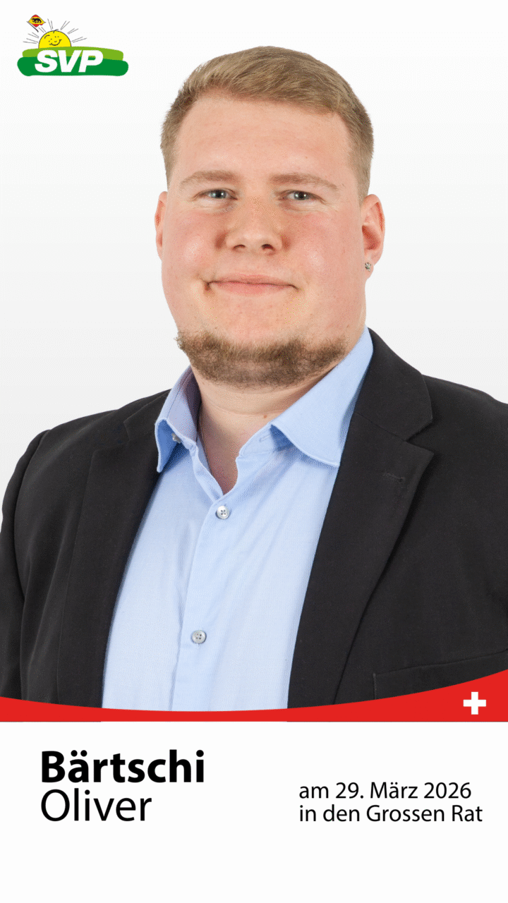 Fachmann Betriebsunterhalt EFZ, Mitglied Vorstand SVP Zäziwil, Mitglied Feuerwehr Konolfingen, Diensthundeführer Unteroffizier der Armee Hobbys: Blasmusik und Hundesport